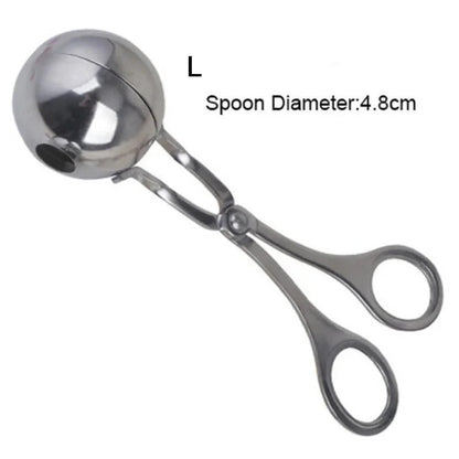 Stainless Steel Meatball Maker Tool – Easy Round Ball Shaper