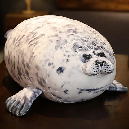 Chubby Seal Plush Pillow