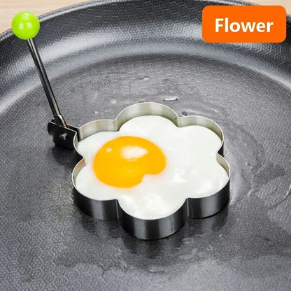 Stainless Steel Egg & Pancake Ring (5Pieces)