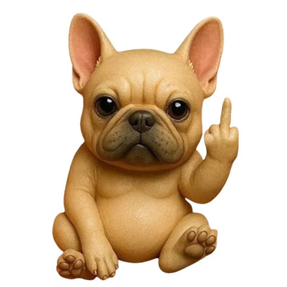 Funny Middle Finger Animal Statue Set