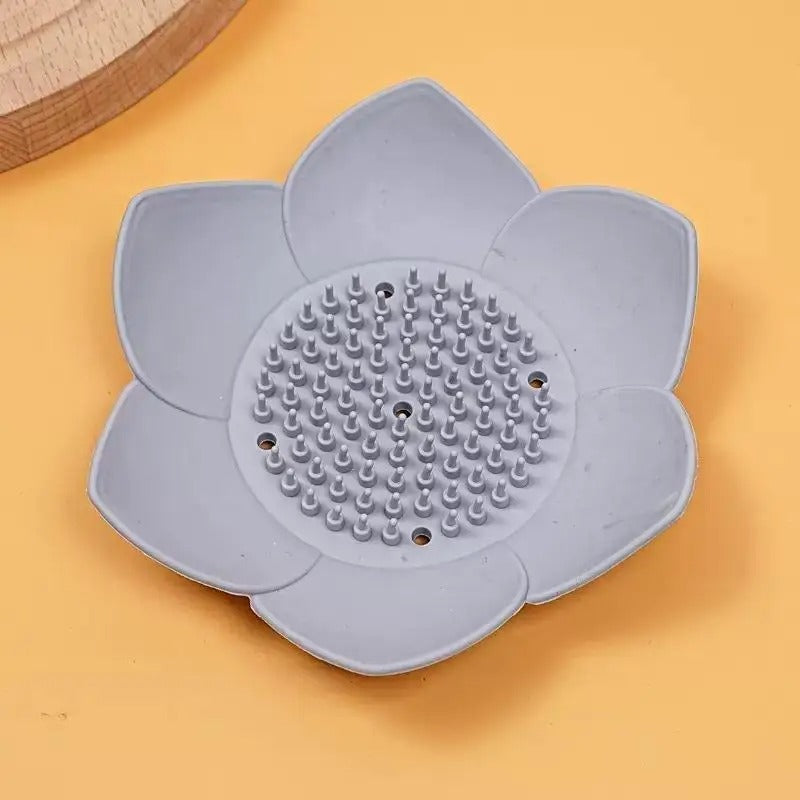 Lotus Design Soap Holder – 2pcs
