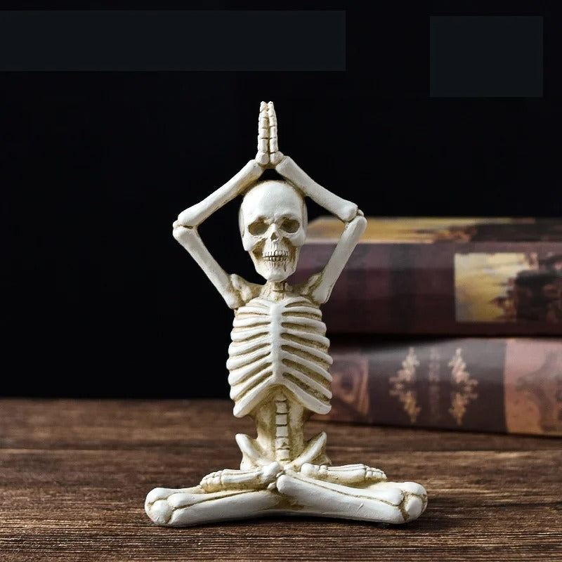 Yoga Skeleton Figurine Collection - 4Pcs