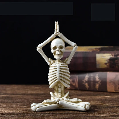 Yoga Skeleton Figurine Collection - 4Pcs
