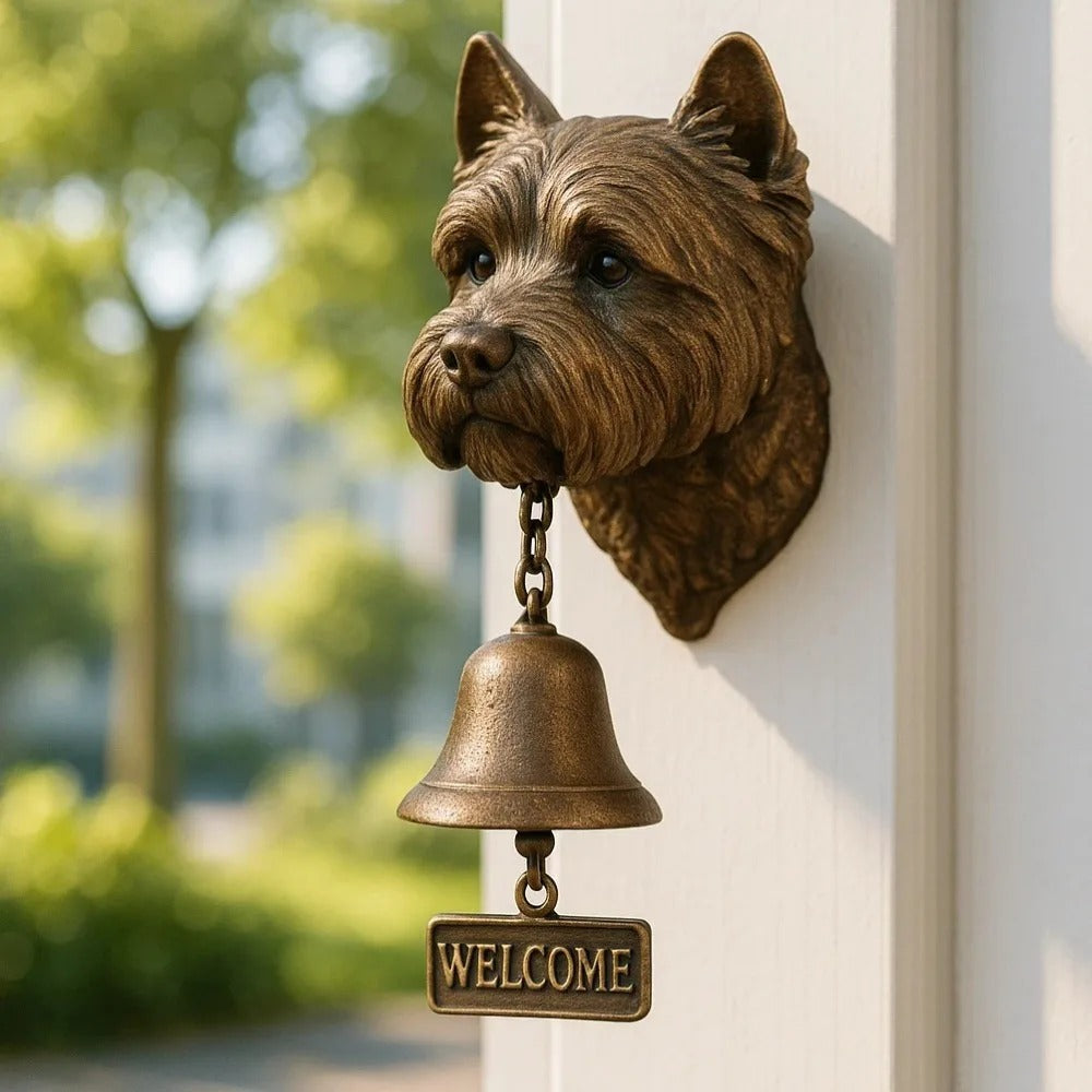Vintage Puppy Welcome Doorbell