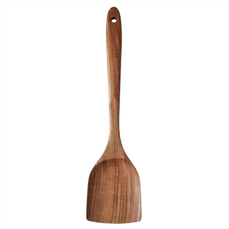 Premium Wooden Kitchen Utensil Set