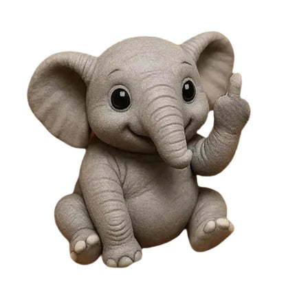 Funny Middle Finger Animal Statue Set