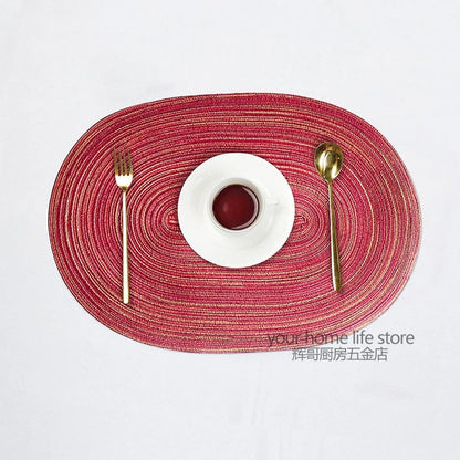 Non-Slip Placemats Set – 4pcs Heat-Resistant Table Mats