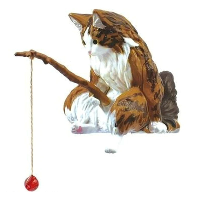 Fishing Cat Resin Figurine - All Pieces Included