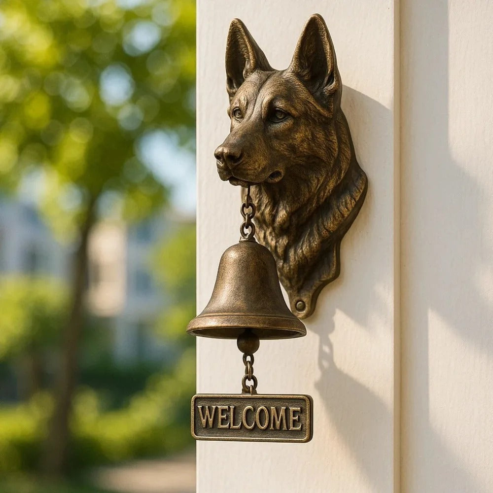 Vintage Puppy Welcome Doorbell