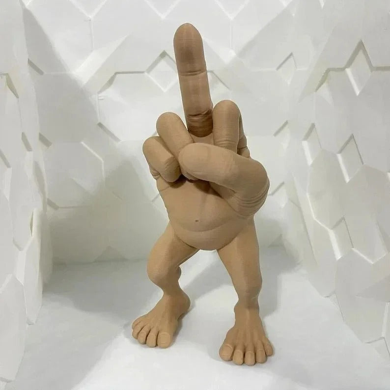 Middle Finger Desk Figurine