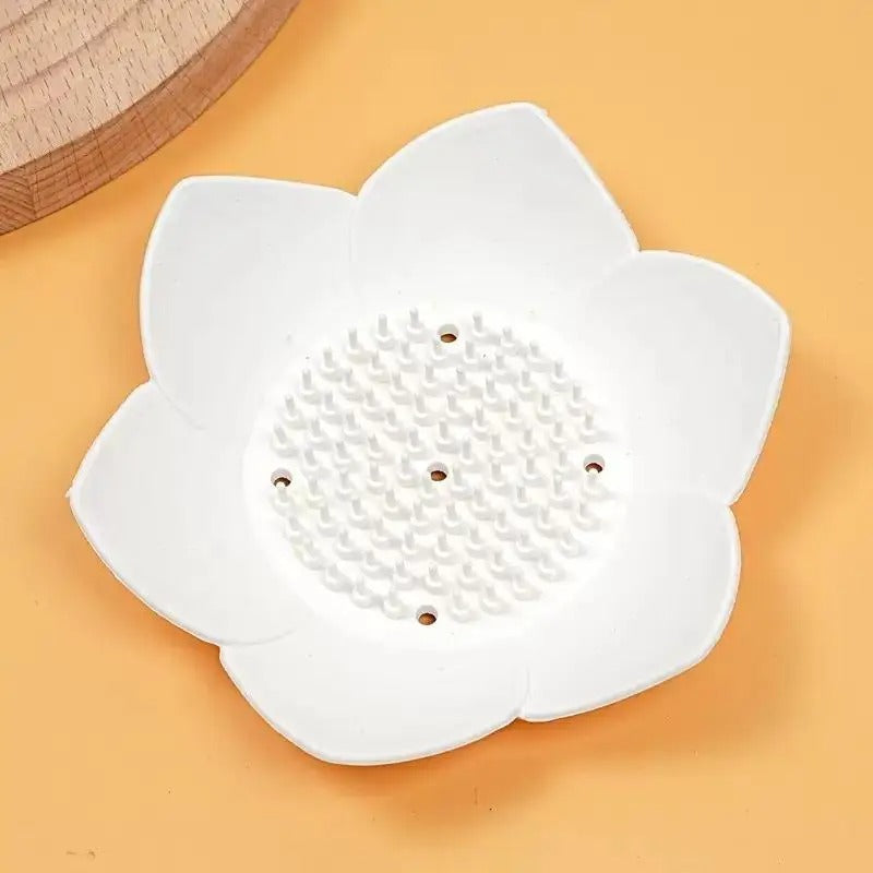 Lotus Design Soap Holder – 2pcs