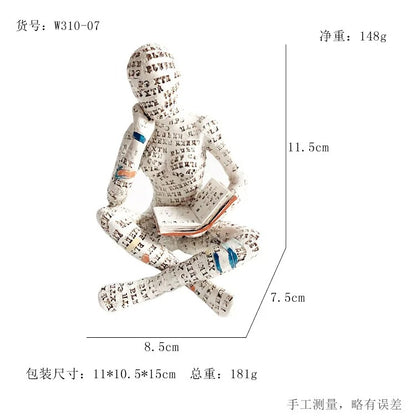 Reading Woman Sculpture - Set