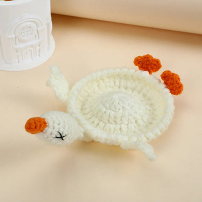 2 Matching Animal Crochet Cup Coasters