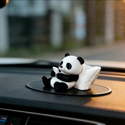 Relaxing Mini Panda Figurine - 2pcs set