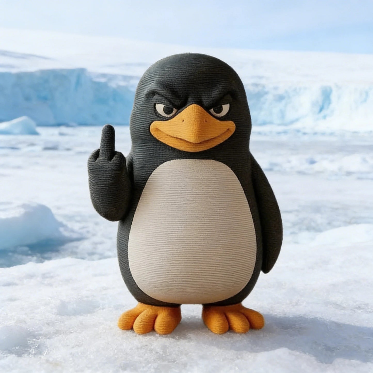 Bold Penguin Desk Decor