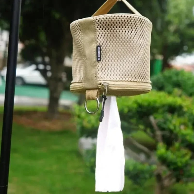 Outdoor Camping Tissue Case – Hanging Roll Paper Storage Bag