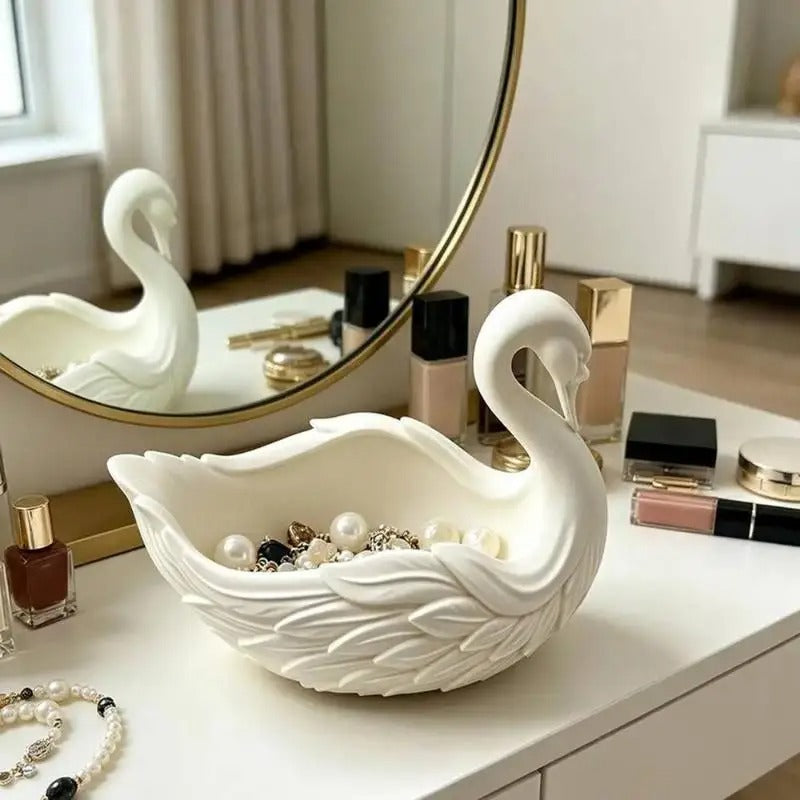 Elegant Swan Catch-All Bowl