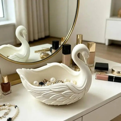 Elegant Swan Catch-All Bowl
