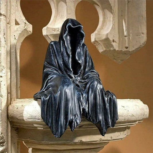15cm Grim Reaper Figurine – Hooded Ghost Statue