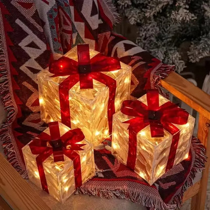 3-Piece Light-Up Gift Box Set