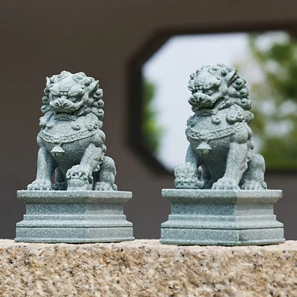 Guardian Lion Statue Set 2(PCS)