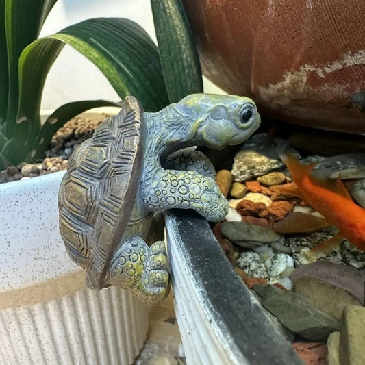 Turtle Pot Hanger – Cute Climbing Plant & Aquarium Decoration