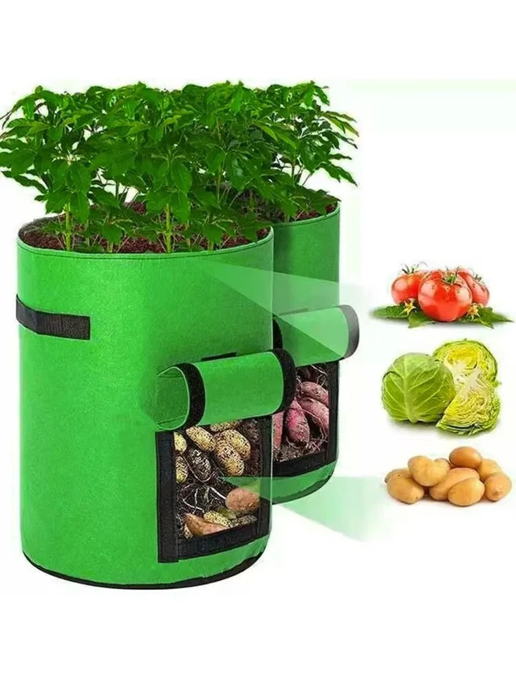 Large Reusable Felt Planting Bag with Handles