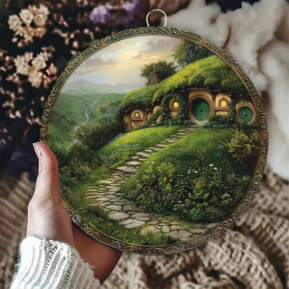 Hobbit House Metal Wall Art