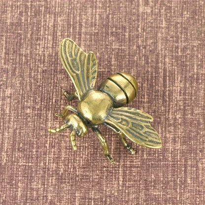 Solid Brass Bee Figurine