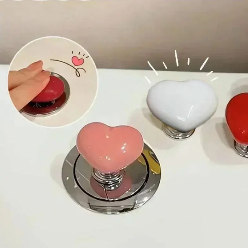 4pcs Heart Shape Toilet Presser