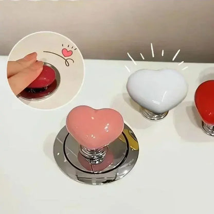 4pcs Heart Shape Toilet Presser