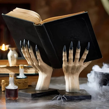 Witch Hand Bookends –  Bookshelf Decor
