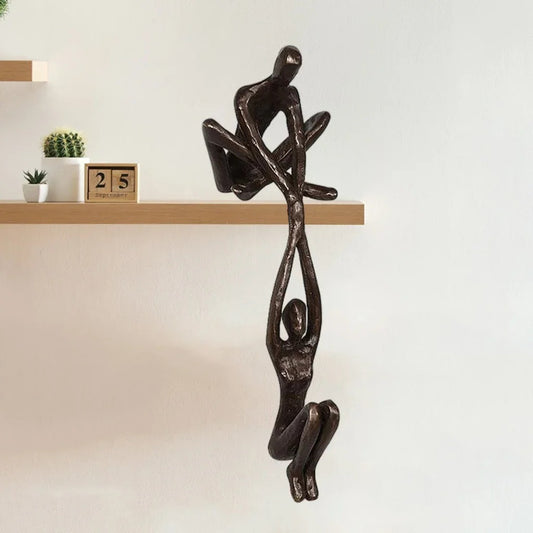 Helping Hands Couple Sculpture