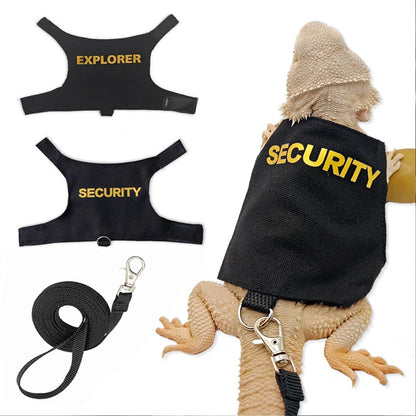 Security Reptile Harness & Leash - Both Shirts Included