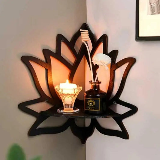 Lotus Corner Shelf for Home