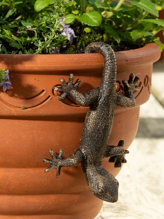 Gecko Hanging Planter Decor