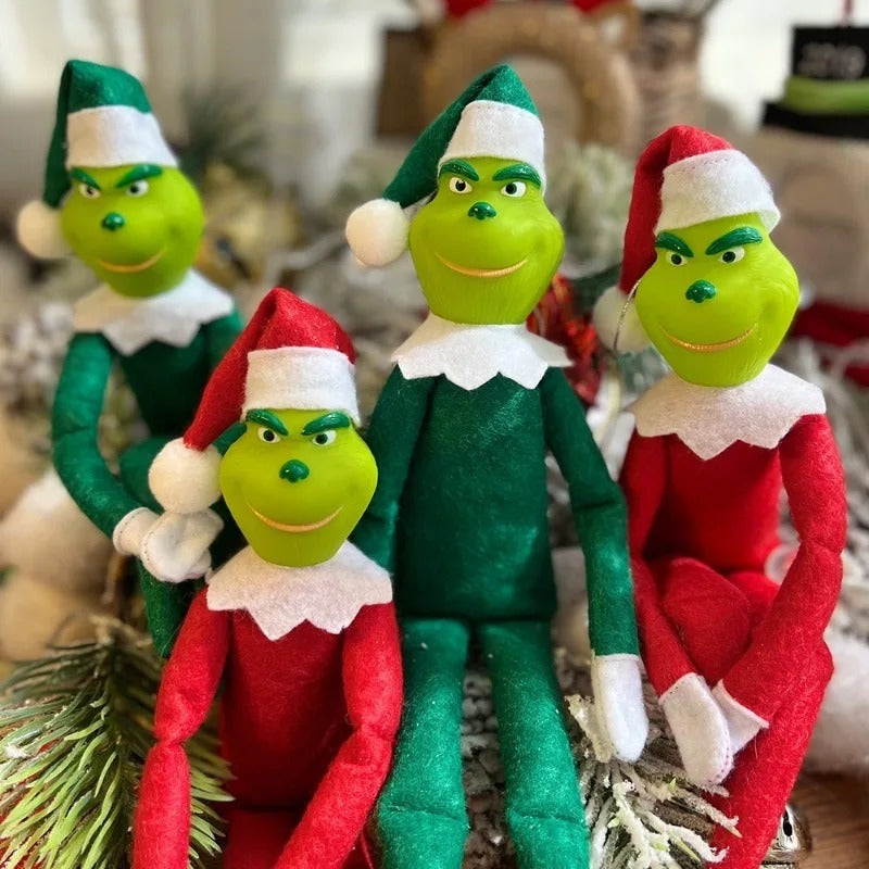 Mischievous Christmas Elf Ornament