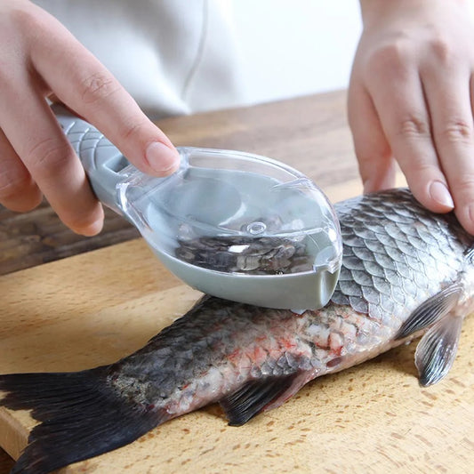 Plastic Fish Scale Remover with Cover