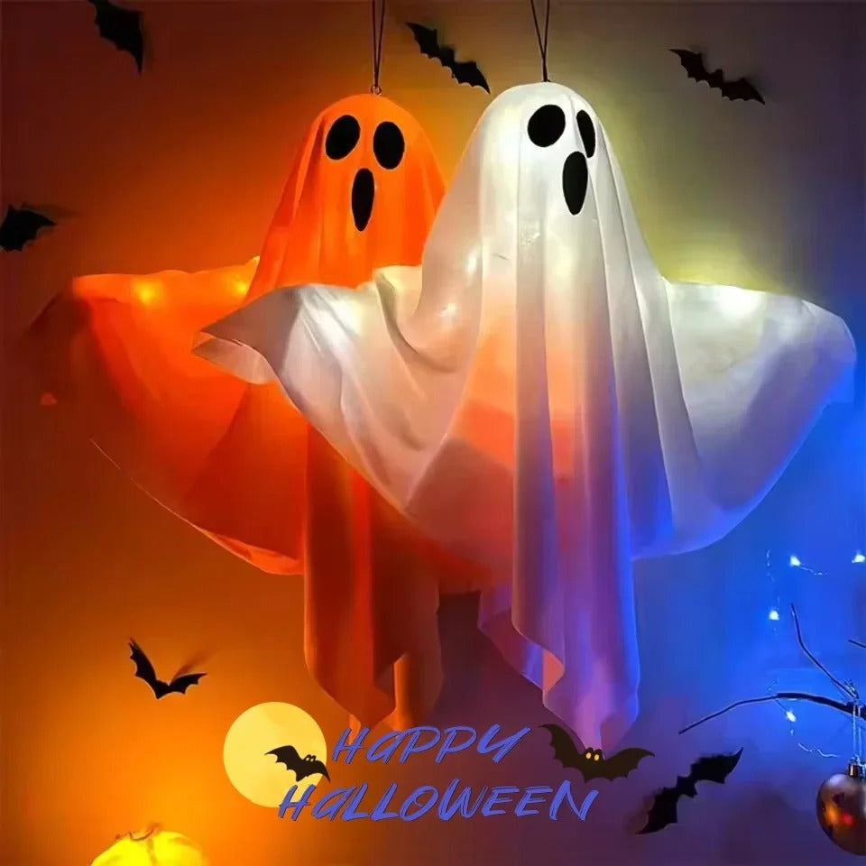 Spooky LED Ghost Lantern for Home & Yard Decor