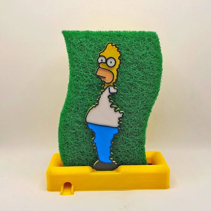 Homer Sponge Holder – Funny Kitchen Sink Organizer
