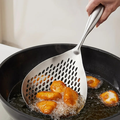 Heavy Duty Frying & Cooking Strainer Spoon
