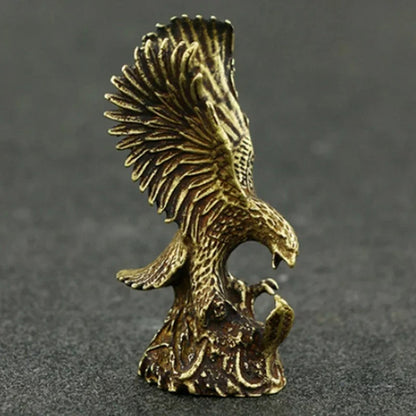 Antique Copper Eagle Figurine