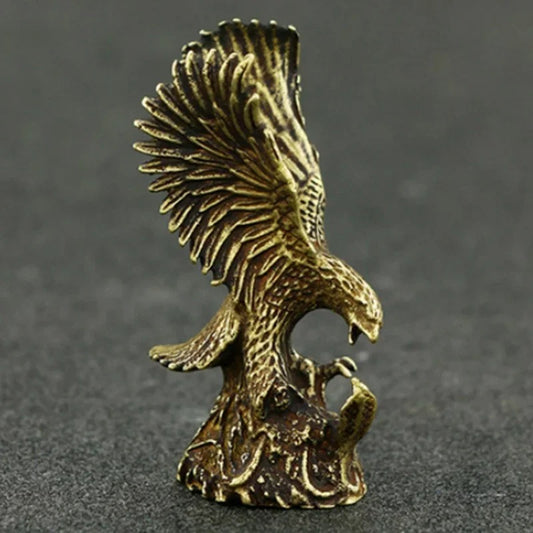 Antique Copper Eagle Figurine