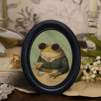 Cool Frog Cocktail Wall Decor