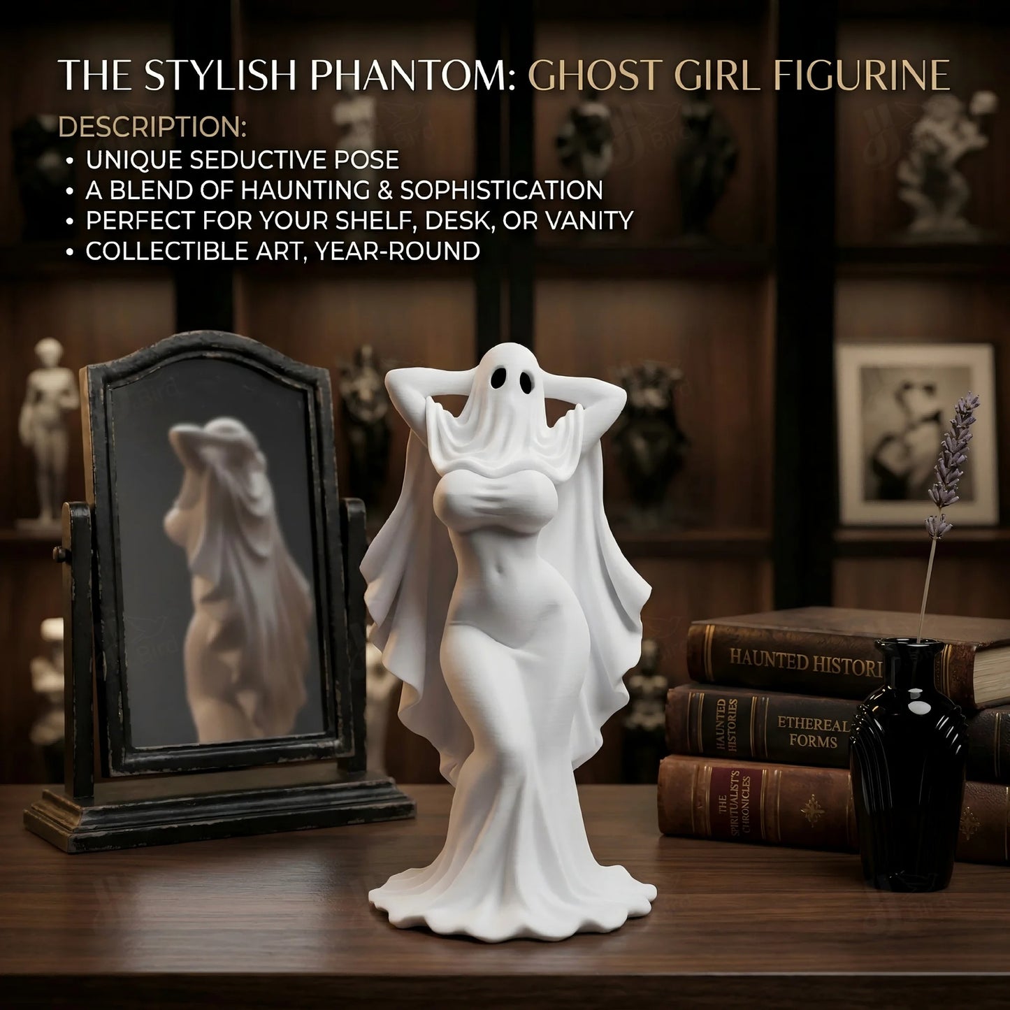 Cute Ghost Girl Ornament