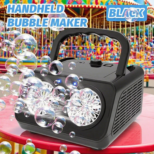 Dual-Fan Electric Bubble Machine