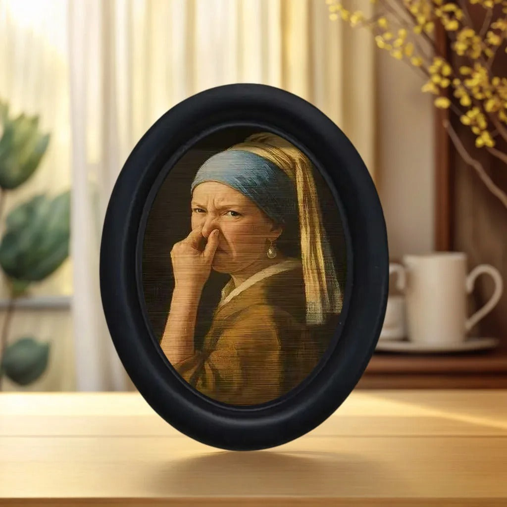 Funny Quirky Girl Mini Wall Art