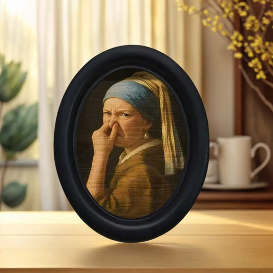 Funny Quirky Girl Mini Wall Art