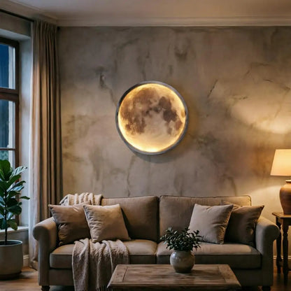 Wireless Moon Wall Light with Remote Control