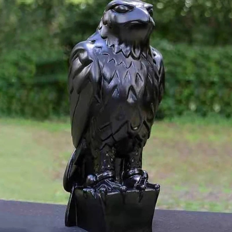 Black Falcon Statue